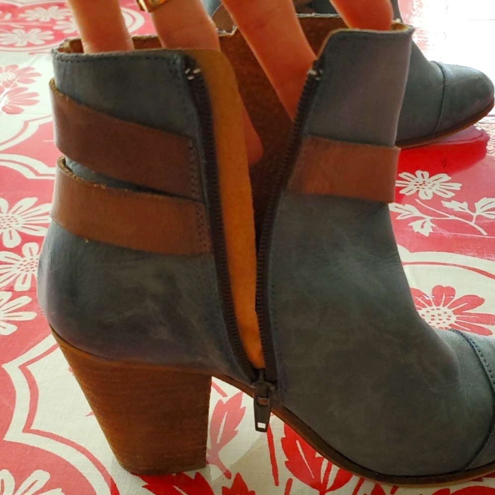 CHIO genuine leather ankle boots sz 6.5 - Picture 13 of 14